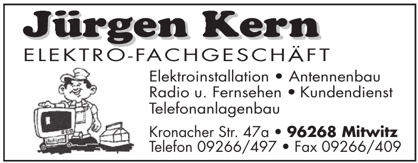 Jürgen Kern Elektro-Fachgeschäft Jürgen Kern Elektro-Fachgeschäft