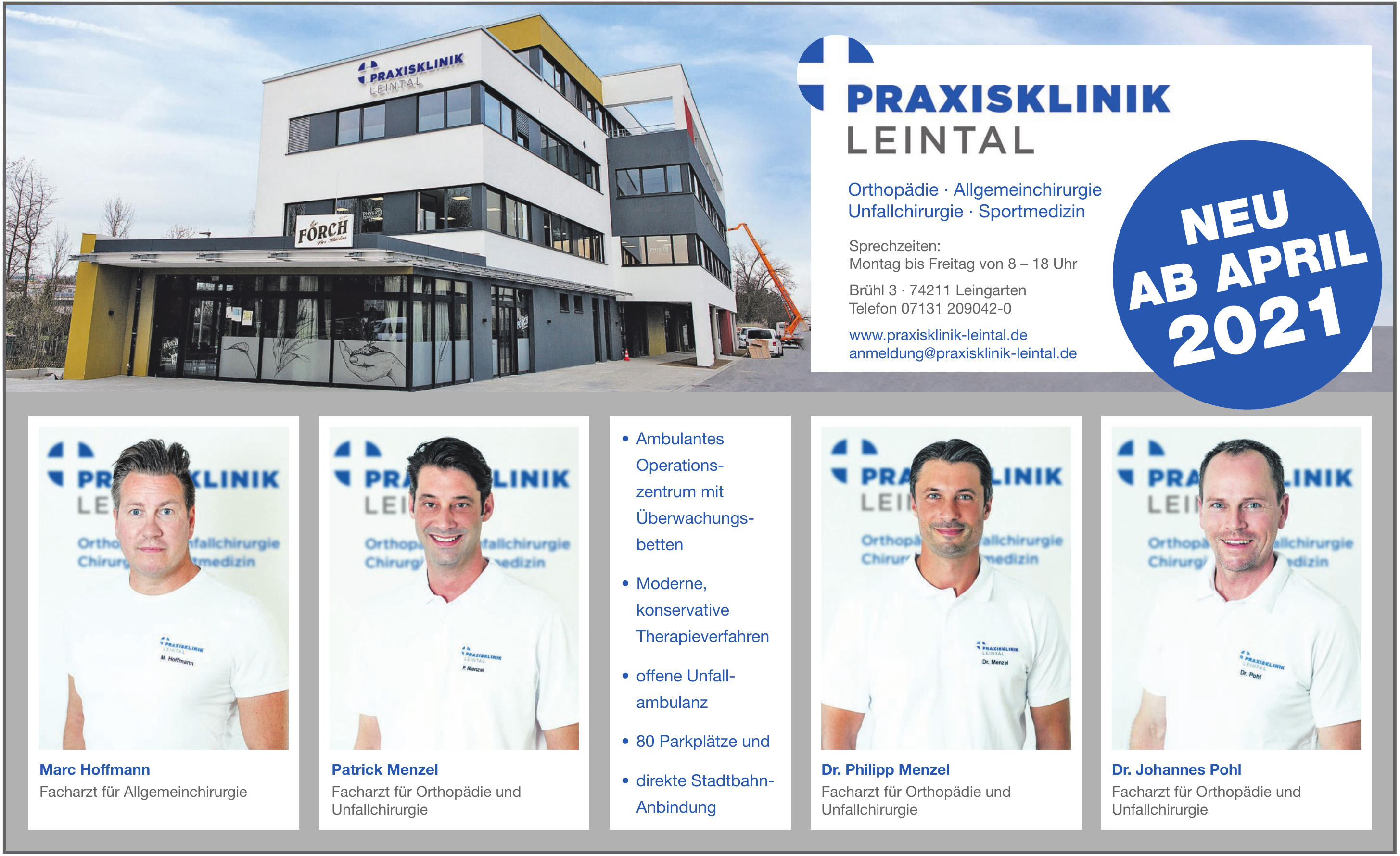 Praxisklinik Leintal Praxisklinik Leintal