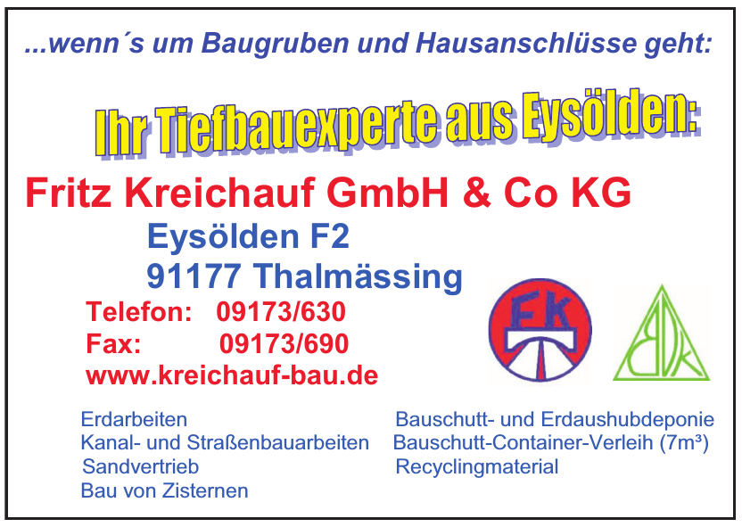 Fritz Kreichauf GmbH & Co KG Fritz Kreichauf GmbH & Co KG