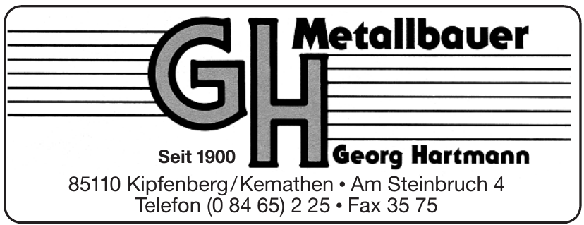 GH Metallbauer Georg Hartmann GH Metallbauer Georg Hartmann
