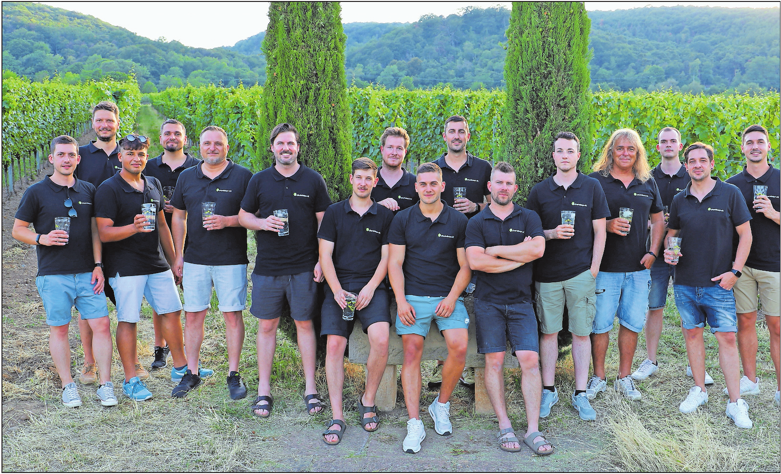 In Hochdorf zuhause: die Schorleboys. Auf die Kerwe am Wochenende freuen sie sich schon riesig. FOTO: RAMONAWENZ/FREI In Hochdorf zuhause: die Schorleboys. Auf die Kerwe am Wochenende freuen sie sich schon riesig. FOTO: RAMONAWENZ/FREI