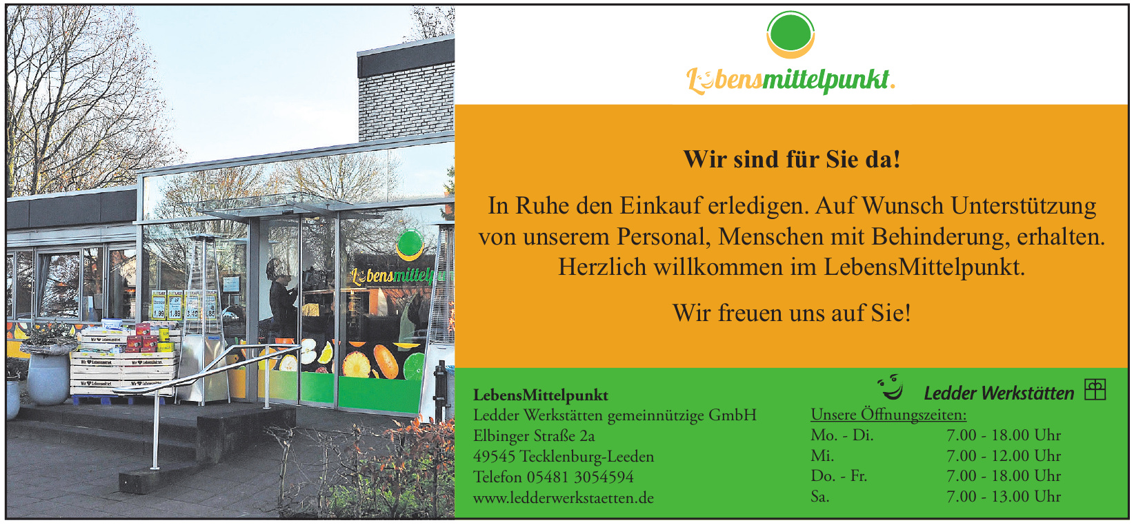 LebensMittelpunkt Ledder Werkstätten gemeinnützige GmbH LebensMittelpunkt Ledder Werkstätten gemeinnützige GmbH