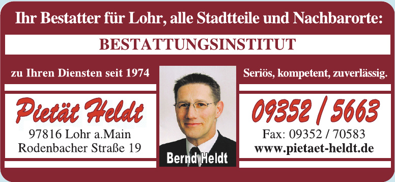 Pietät Heldt Pietät Heldt