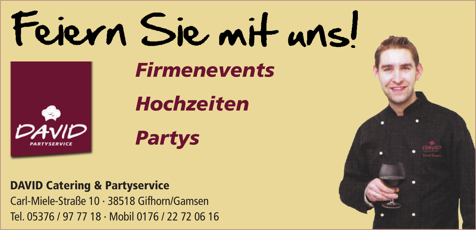 DAVID Catering & Partyservice DAVID Catering & Partyservice