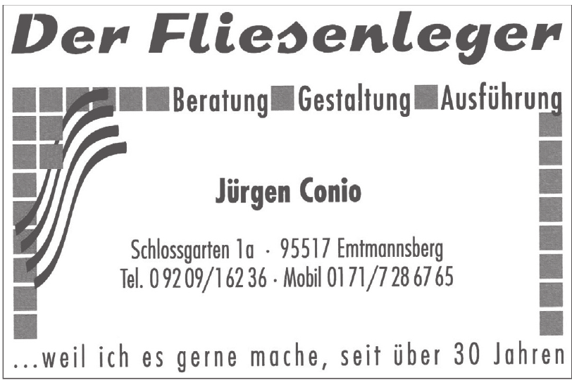 Der Fliesenleger Jürgen Conio Der Fliesenleger Jürgen Conio
