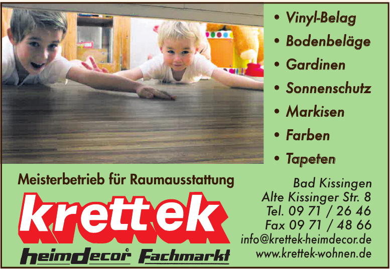 Krettek heimdecor-Fachmarkt Krettek heimdecor-Fachmarkt