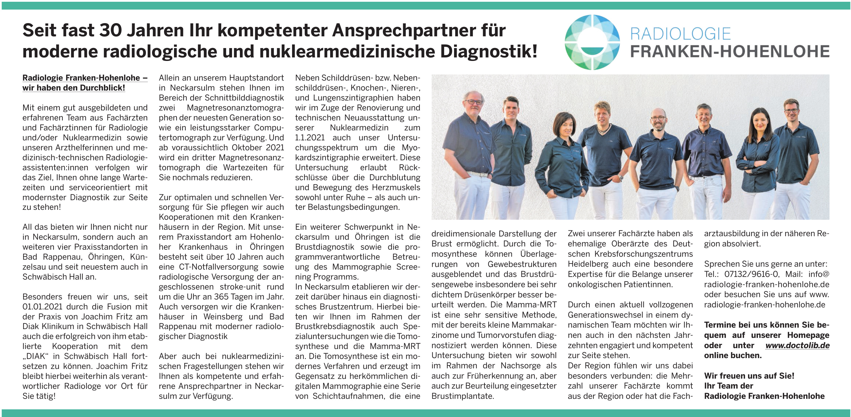 Radiologie Franken-Hohenlohe Radiologie Franken-Hohenlohe