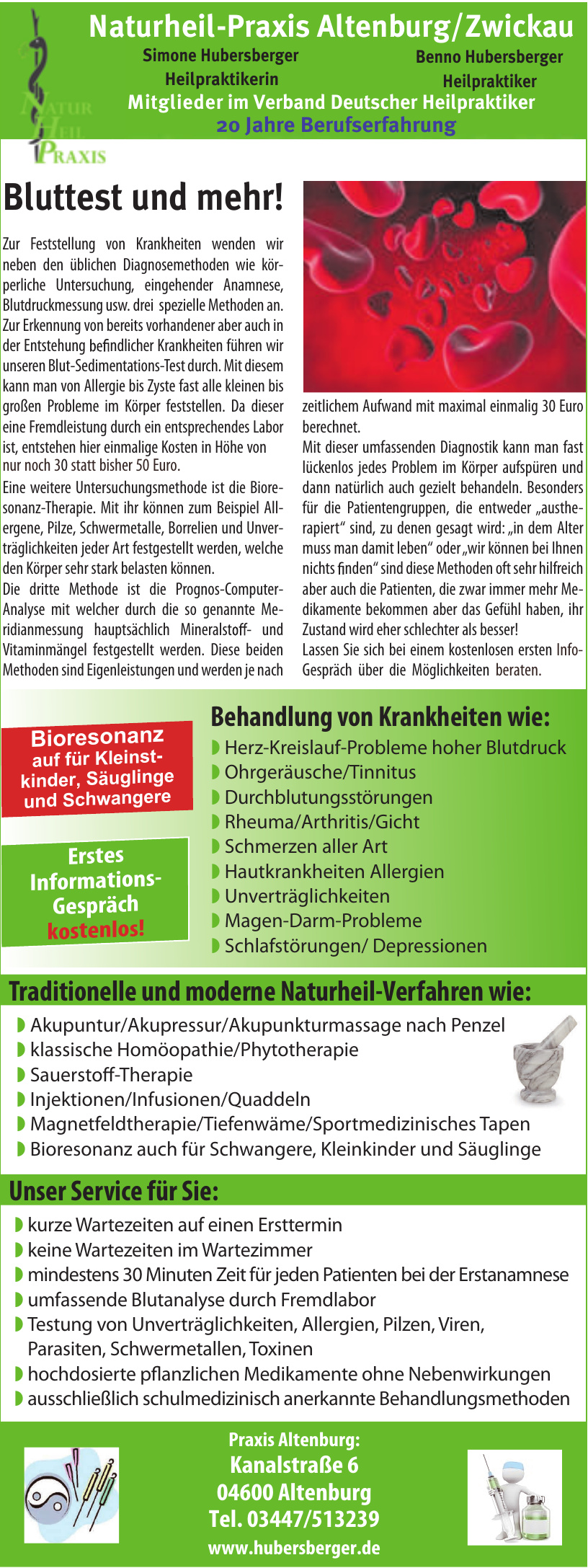 Naturheil-Praxis Hubersberger Naturheil-Praxis Hubersberger