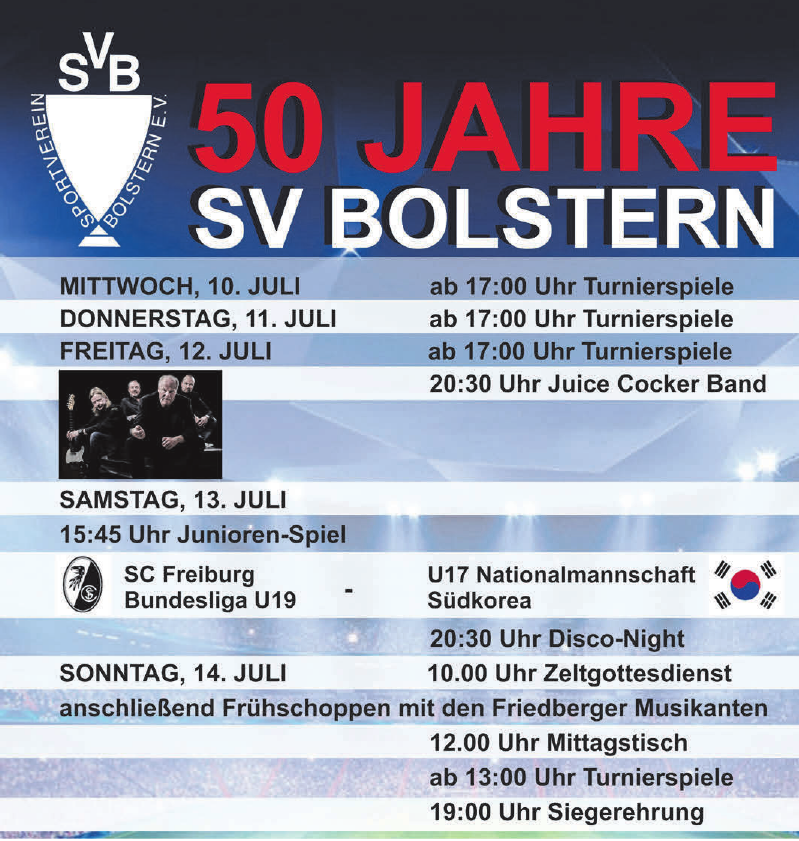 50 Jahre SV Bolstern 50 Jahre SV Bolstern