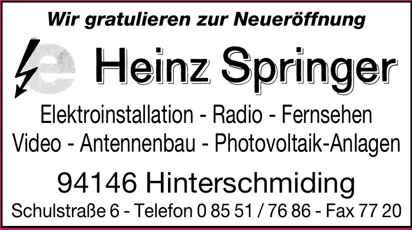 Heinz Springer