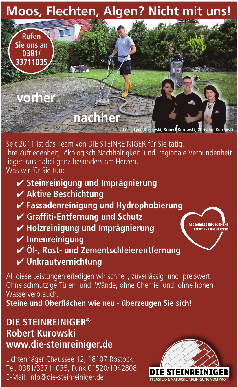 Die Steinreiniger Die Steinreiniger
