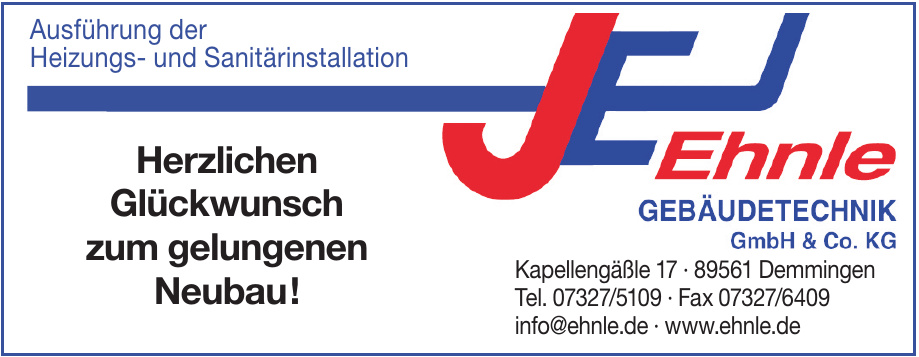 JE Ehnle Gebäudetechnik GmbH & Co. KG