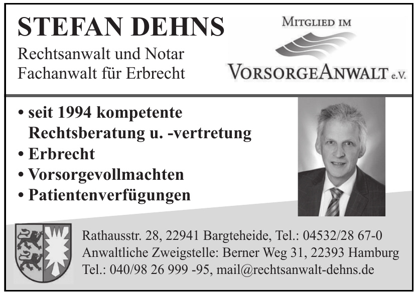 Stefan Dehns Rechtsanwalt + Notar