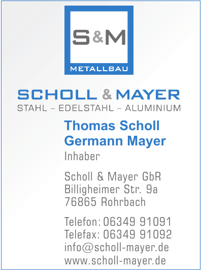 Scholl & Mayer Metallbau