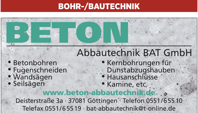 Abbautechnik BAT GmbH Abbautechnik BAT GmbH