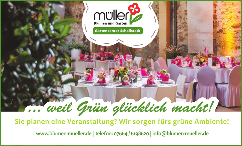 Müller Blumen und Garten