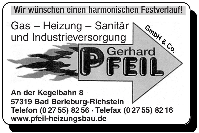 Gerhard Pfeil GmbH & Co. KG Gerhard Pfeil GmbH & Co. KG