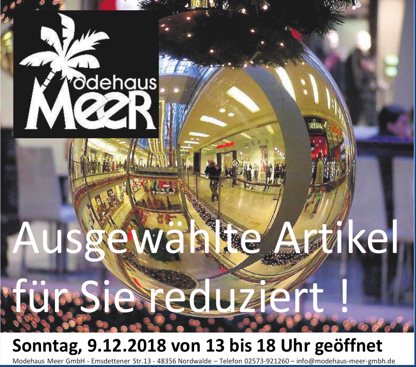 Modehaus Meer GmbH Modehaus Meer GmbH