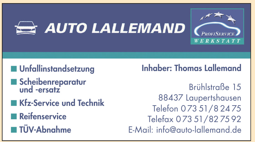 Auto Lallemand Auto Lallemand