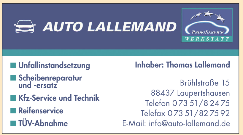 Auto Lallemand Auto Lallemand