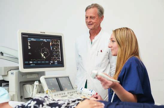 Ultraschall: Die Echokardiographie gehört zu den wichtigsten Untersuchungsmethoden der modernen Kardiologie, etwa bei Problemen mit den Herzklappen