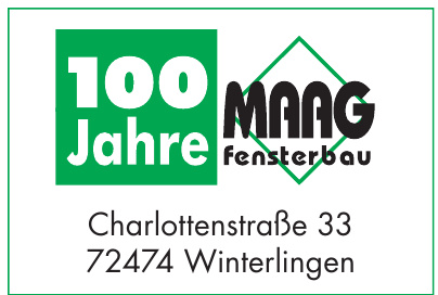 100 Jahre Maag Fensterbau 100 Jahre Maag Fensterbau