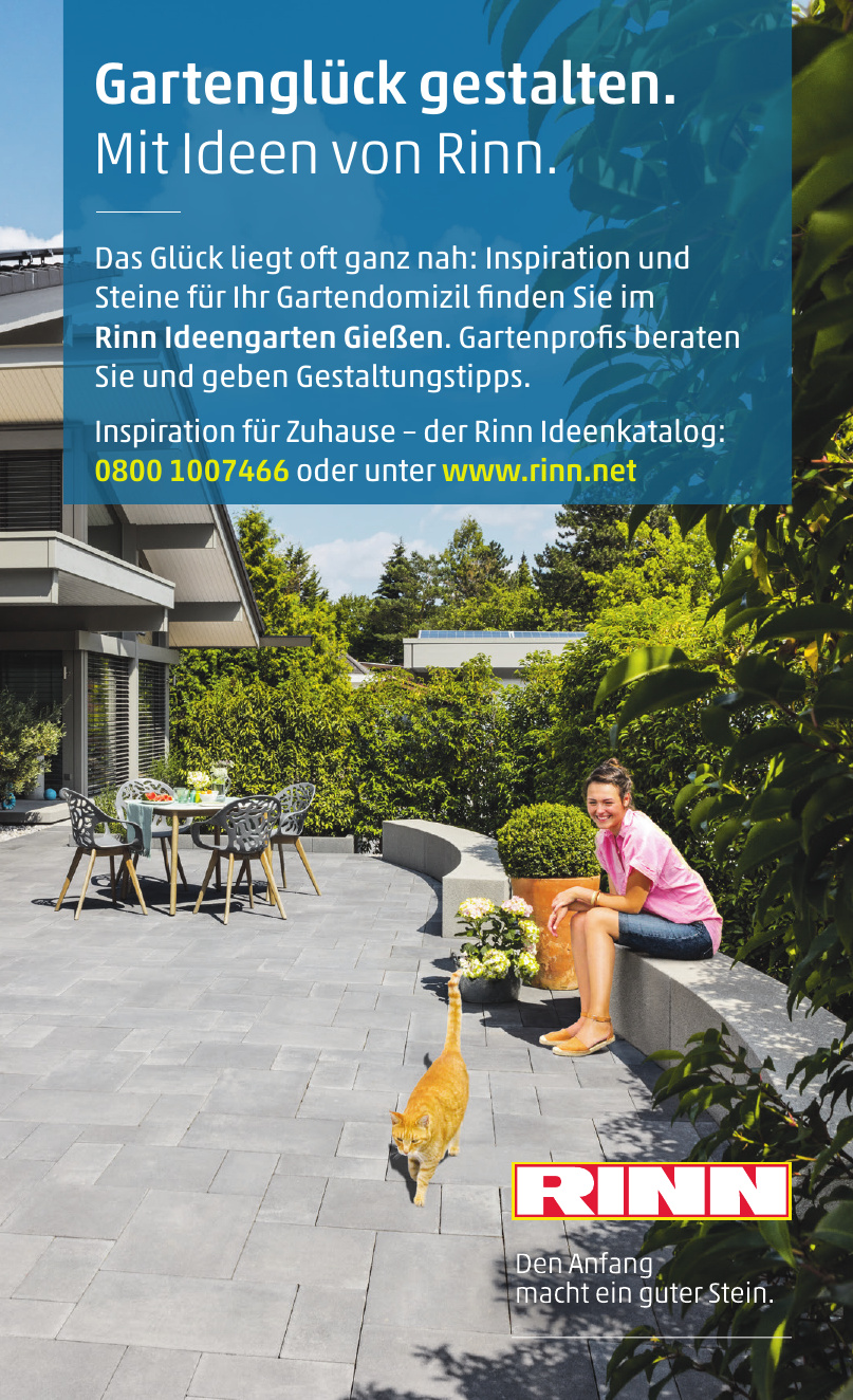 Ideengarten Rinn Heuchelheim Gießen: Terrassenplatten
