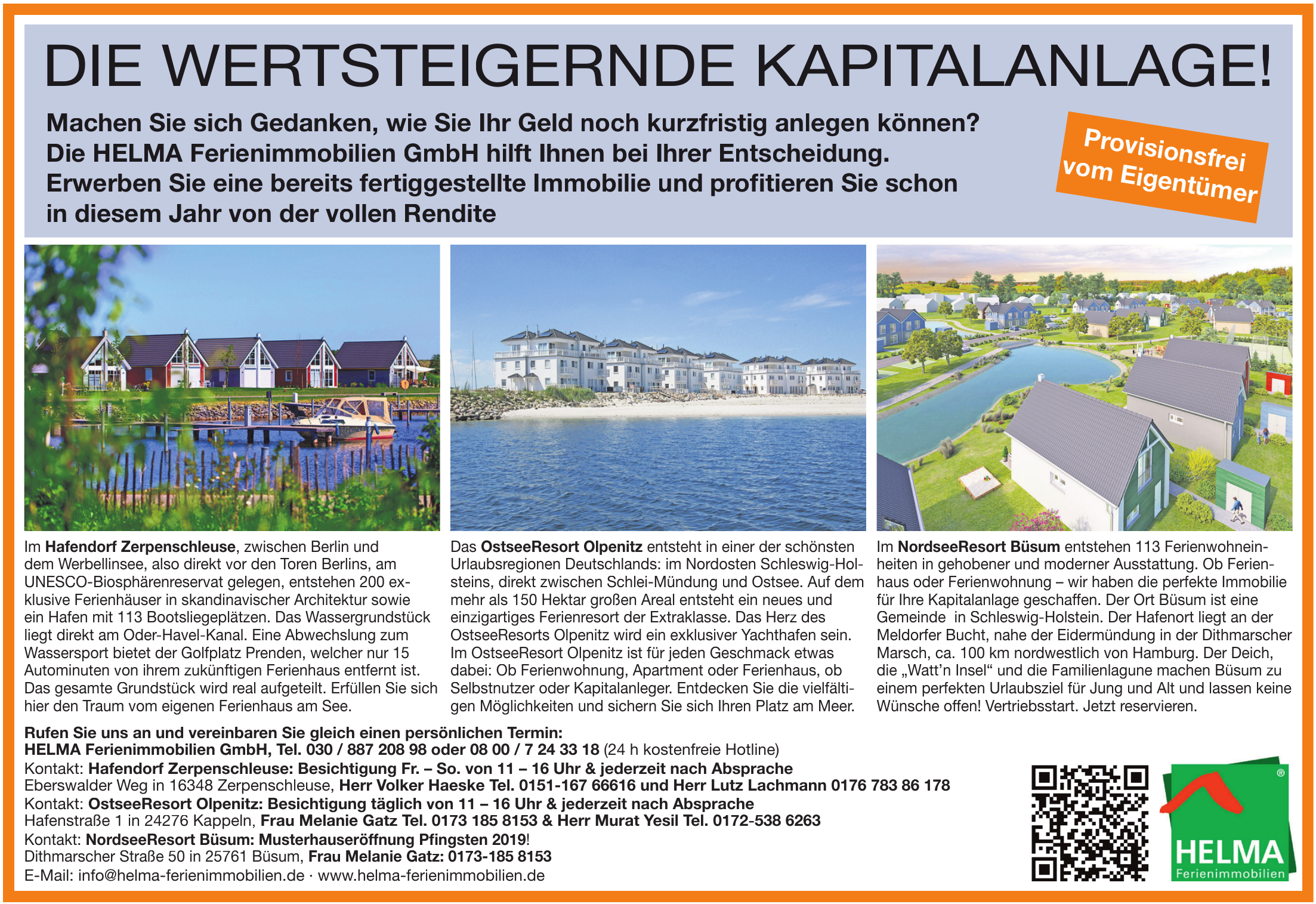 Helma Ferienimmobilien GmbH Helma Ferienimmobilien GmbH
