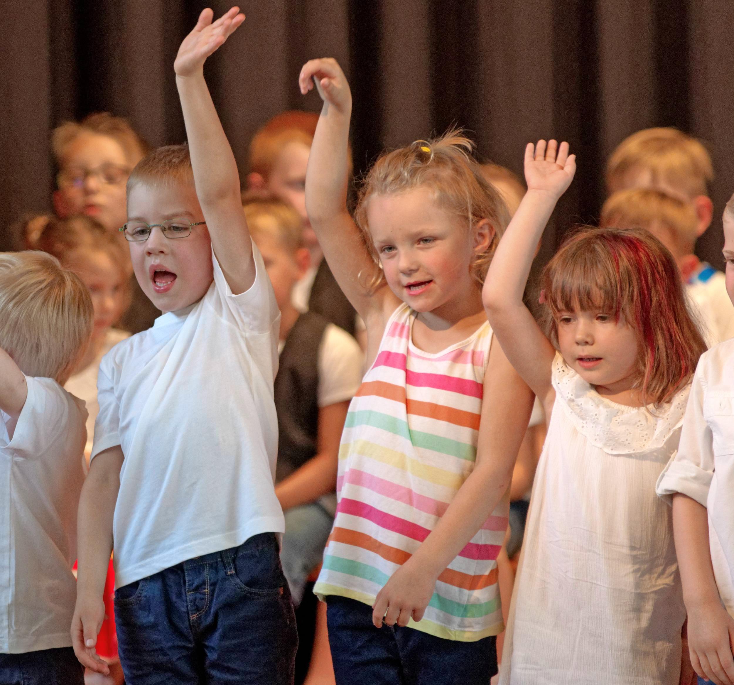 Beim Schnuppertag können Kinder Instrumente ausprobieren. Foto: ms Beim Schnuppertag können Kinder Instrumente ausprobieren. Foto: ms
