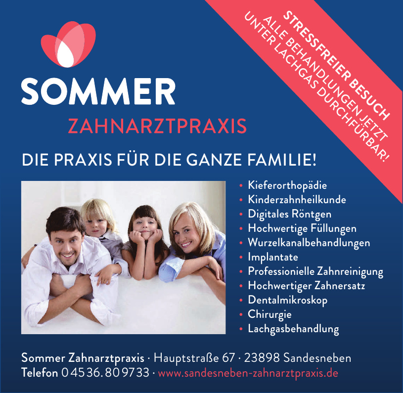 Sommer Zahnarztpraxis Sommer Zahnarztpraxis
