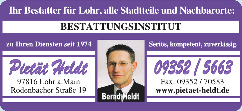 Pietät Heldt Pietät Heldt