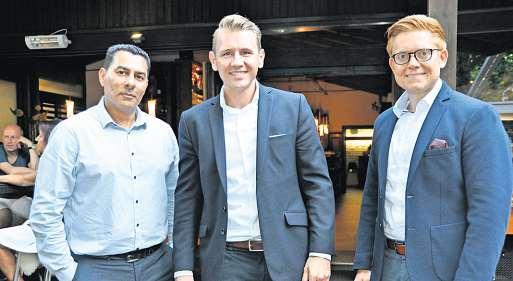 Sukret Arslanovski (von links), Lars Barnstorf und Philipp Oehlmann berichteten über die guten Möglichkeiten der Zusammenarbeit mit der Madsack Mediengruppe. Sukret Arslanovski (von links), Lars Barnstorf und Philipp Oehlmann berichteten über die guten Möglichkeiten der Zusammenarbeit mit der Madsack Mediengruppe.