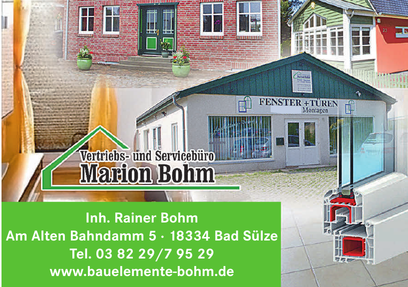 Inh. Rainer Bohm Inh. Rainer Bohm