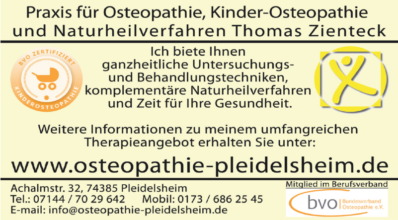 Thomas Zienteck-Praxis für Osteopathie