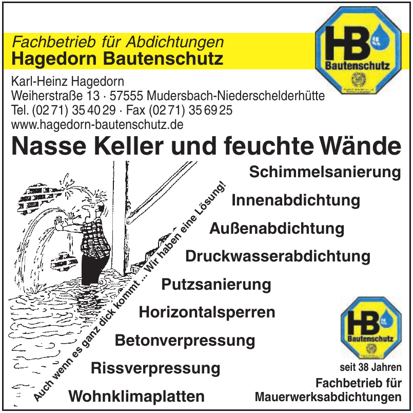 Hagedorn Bautenschutz Hagedorn Bautenschutz
