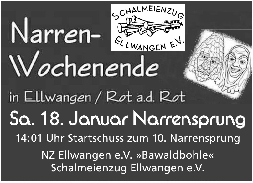 NZ Ellwangen e.V. »Bawaldbohle«, Schalmeienzug Ellwangen e.V. NZ Ellwangen e.V. »Bawaldbohle«, Schalmeienzug Ellwangen e.V.