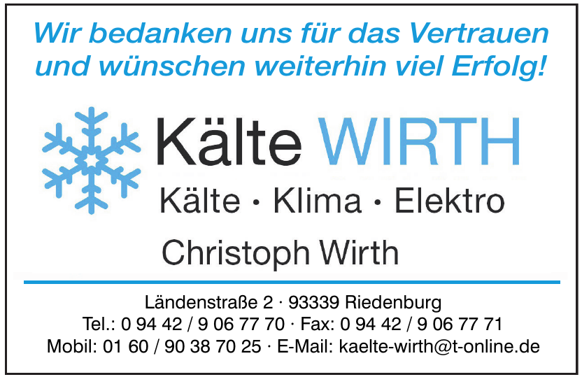 Kälte Wirth Kälte Wirth