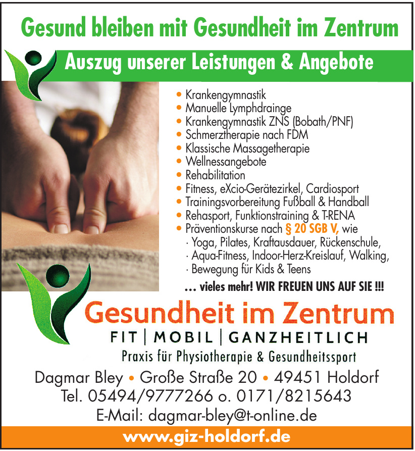 Gesundheit im Zentrum Gesundheit im Zentrum