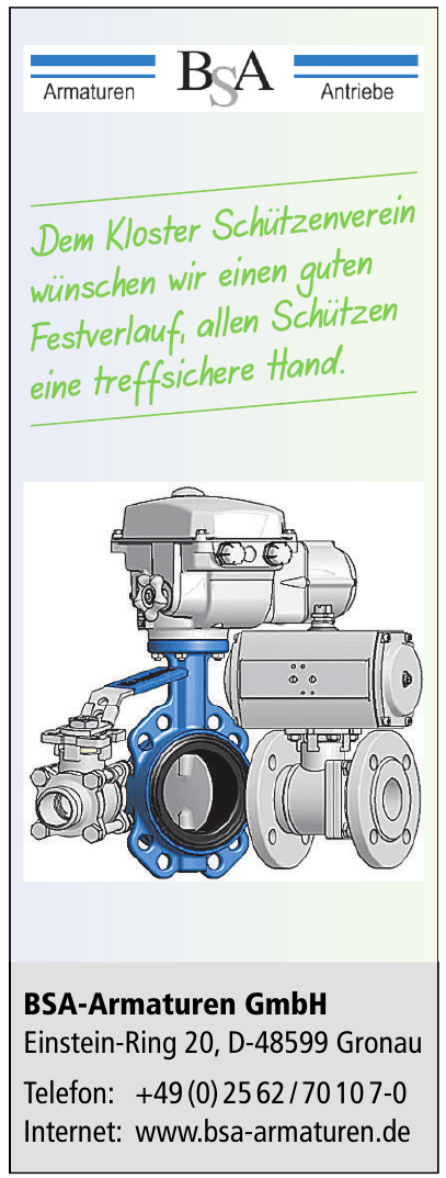 BSA-Armaturen GmbH BSA-Armaturen GmbH