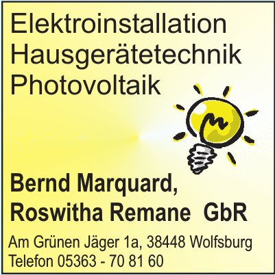Bernd Marquard, Roswitha Remane GbR Bernd Marquard, Roswitha Remane GbR