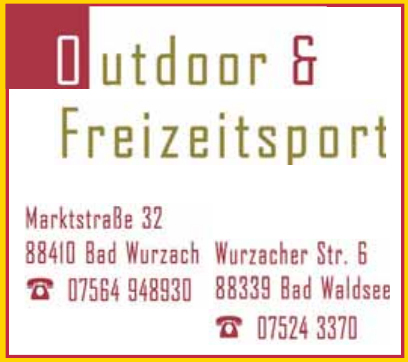 Outdoor & Freizeitsport Outdoor & Freizeitsport