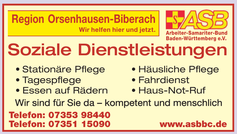 Arbeiter-Samariter-Bund Baden-Württemberg e.V. Arbeiter-Samariter-Bund Baden-Württemberg e.V.