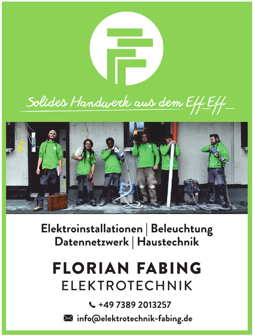 Florian Fabing Elektrotechnik Florian Fabing Elektrotechnik