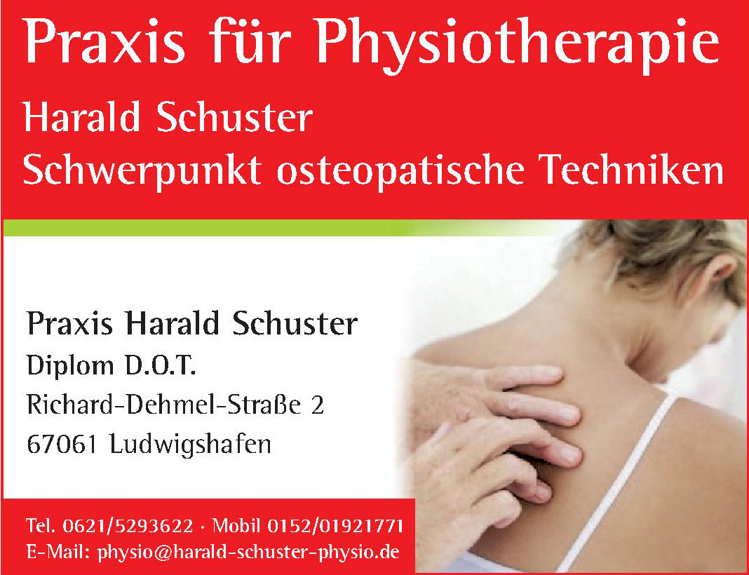 Praxis Harald Schuster Diplom D.O.T. Praxis Harald Schuster Diplom D.O.T.