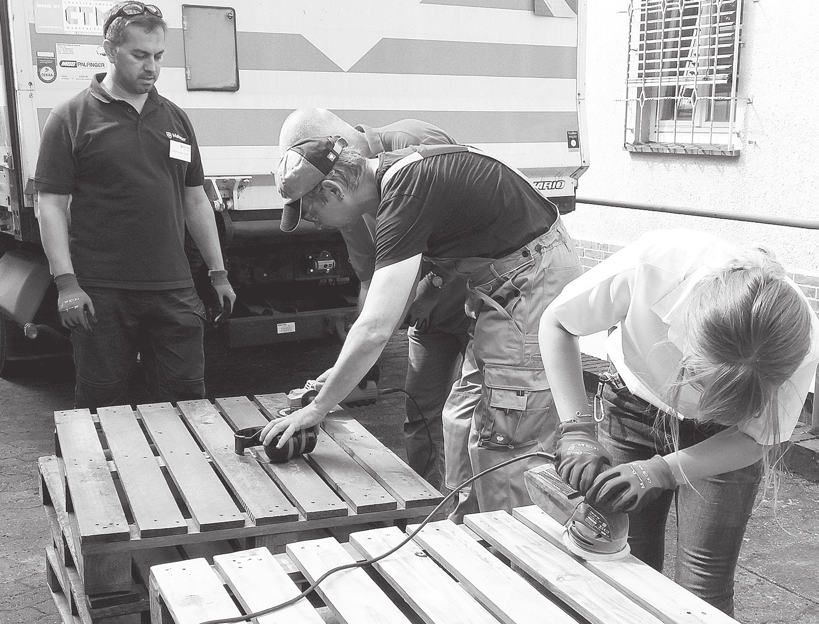 Bei „Alles Paletti“ wird reichlich gewerkelt. Foto: privat Bei „Alles Paletti“ wird reichlich gewerkelt. Foto: privat