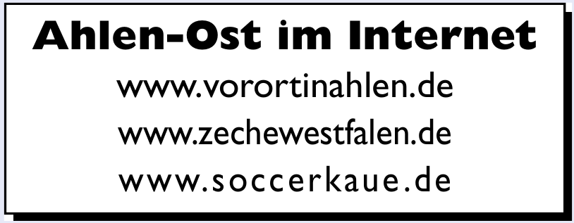 Ahlen-Ost im Internet Ahlen-Ost im Internet