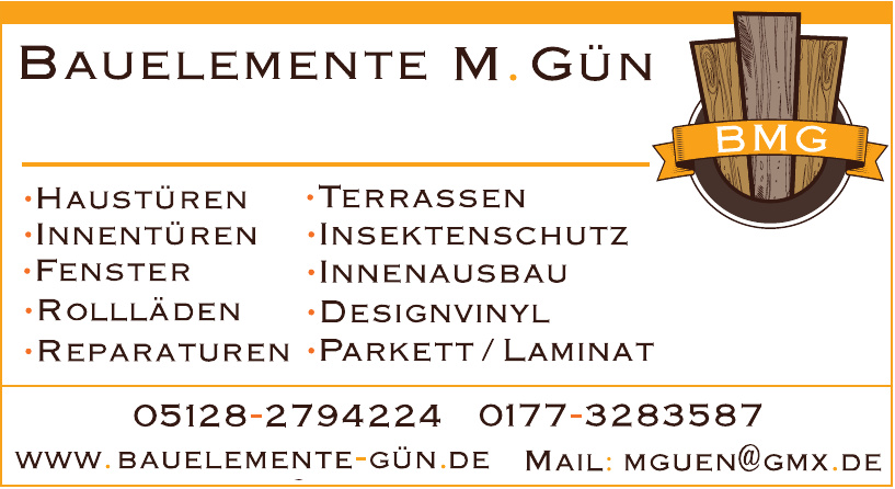 Bauelemente M. Gün Bauelemente M. Gün