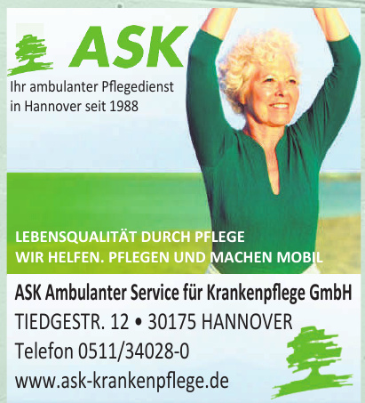 Ambulanter Service für Krankenpflege GmbH Ambulanter Service für Krankenpflege GmbH