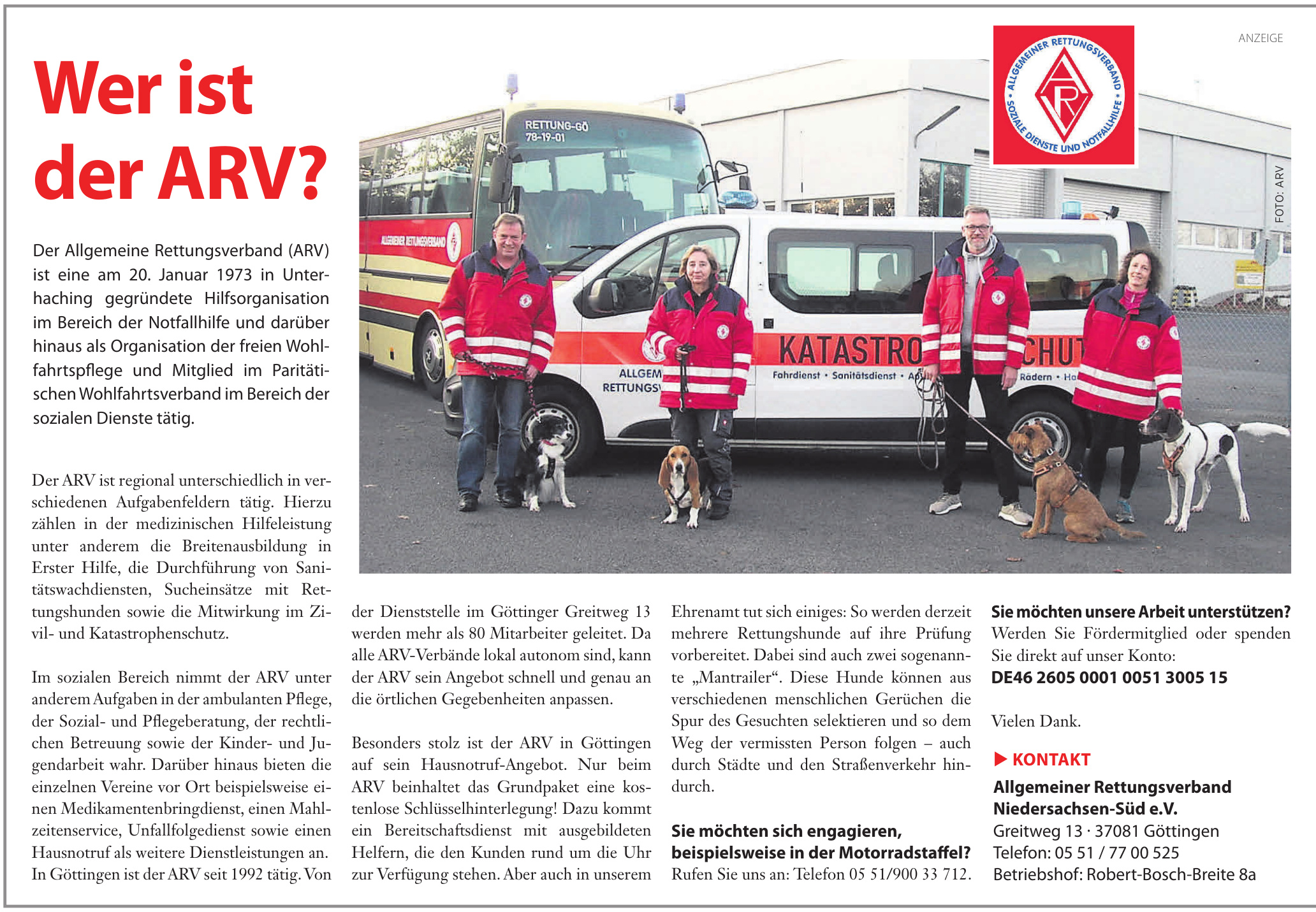 Hausnotruf - Allgemeiner Rettungsverband Niedersachsen-Süd e.V. Hausnotruf - Allgemeiner Rettungsverband Niedersachsen-Süd e.V.