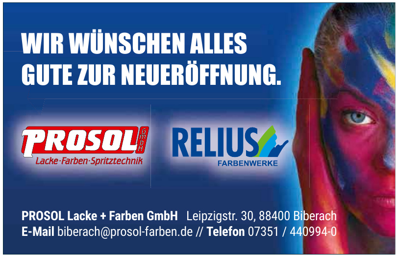 Prosol lacke + Farben GmbH Prosol lacke + Farben GmbH